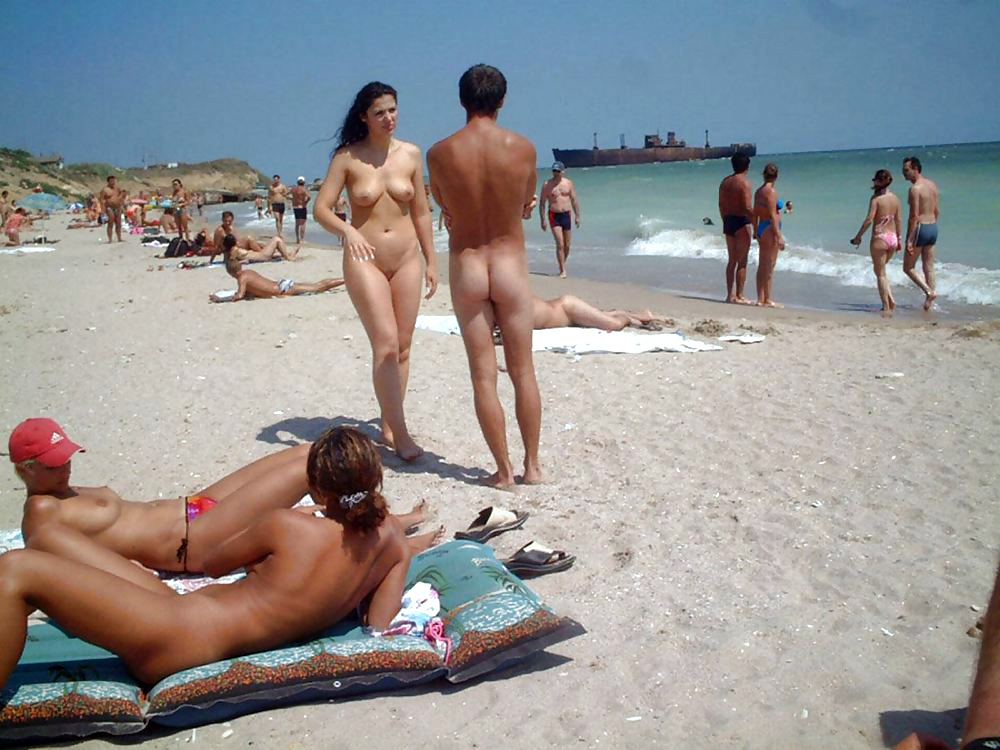 Nude girls fucked on beach